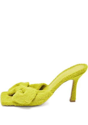 Bottega Veneta Pre-Owned 95mm bow-detail sandals - Green