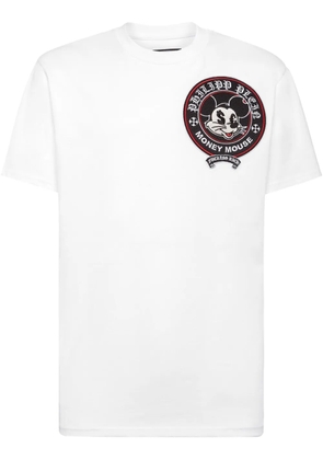 Philipp Plein Money Mouse-embroidered T-shirt - White