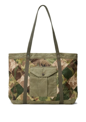 Ralph Lauren RRL patchwork pocket tote bag - Green