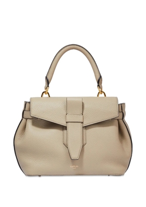 Lancel small Charlie de Lancer leather tote bag - Neutrals