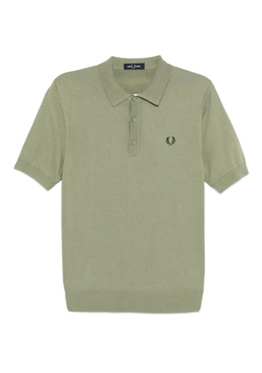 Fred Perry logo-embroidered polo shirt - Green
