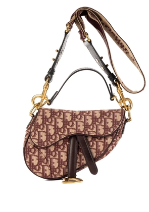 Christian Dior Pre-Owned Sadle monogram shoulder bag - Brown
