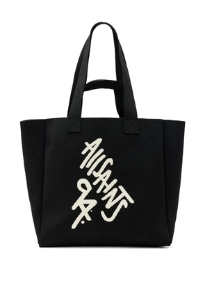 AllSaints logo tote bag - Black