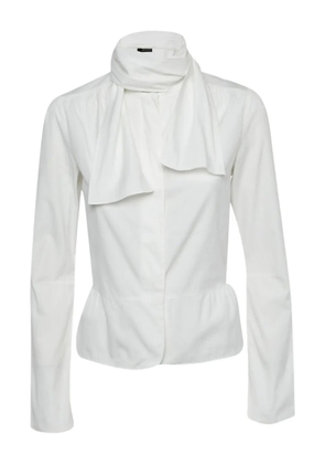 JOSEPH neck-tie shirt - White