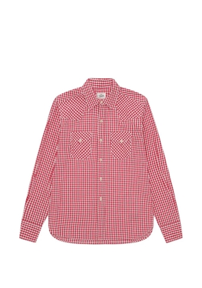 Fortela flap pocket texana shirt - Red