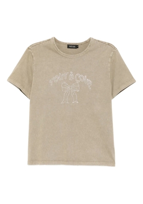 tout a coup logo-printed T-shirt - Green