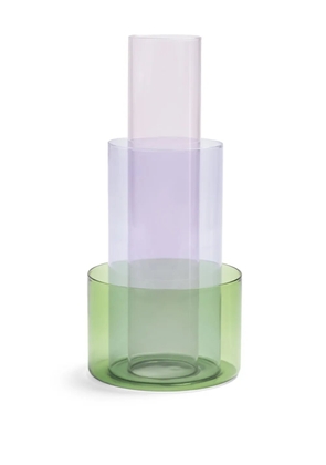 &k Amsterdam large Amphi vase (32,5cm x 14,5cm) - Green