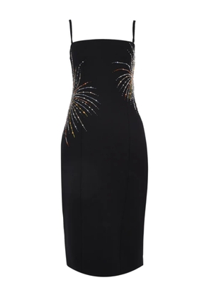 STAUD Britney embellished-detail midi dress - Black