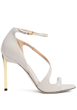 TOM FORD 110mm leather sandals - Grey