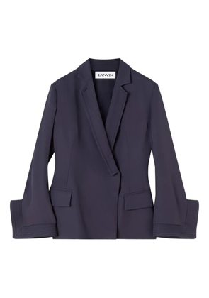 Lanvin double-breasted cuff-detail blazer - Blue