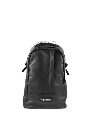 Supreme leather backpack - Black