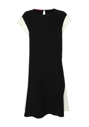 Carolina Herrera Vintage colourblock midi dress - Black