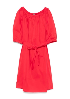 LIU JO poplin mini dress - Red