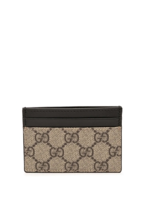 Gucci Pre-Owned 2000-2015 GG Supreme card holder - Brown