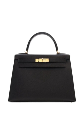 Hermès Pre-Owned 2020 Kelly 28 Sellier Epsom gold-hardware handbag - Black