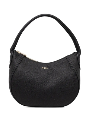 BOSS small curved tote bag - Black