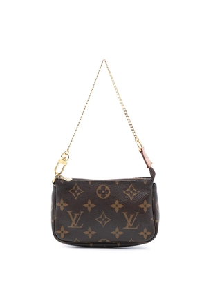 Louis Vuitton Pre-Owned 2020 Monogram Mini Pochette Accessoires handbag - Brown
