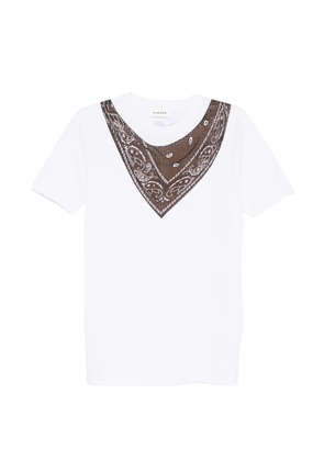 P.A.R.O.S.H. scarf-detail T-shirt - White