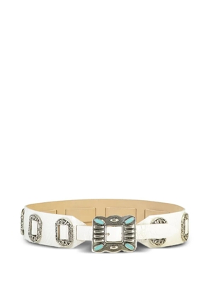 Streets Ahead Iris Concho belt - White