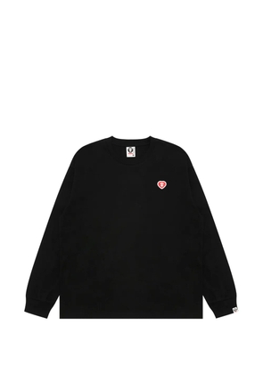 AAPE BY *A BATHING APE® Aape heart sweater - Black