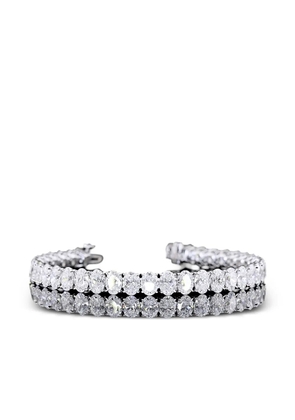 Jewels Aficionado 14K white gold diamond bracelet - Silver