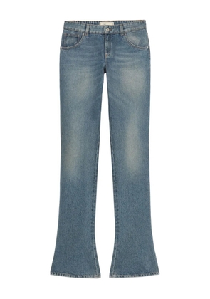Blumarine embroidered flared jeans - Blue