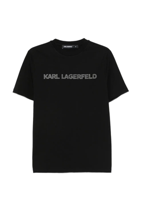 Karl Lagerfeld logo-motif T-shirt - Black
