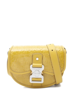 Christian Dior Pre-Owned 2010s Gallop Oblique patent-leather shoulder bag - Yellow