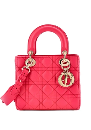 Christian Dior Pre-Owned My ABCDior Lady Dior Bag Cannage Quilt Lambskin crossbody bag - Pink