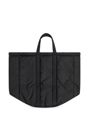 Black Comme Des Garçons quilted tote bag
