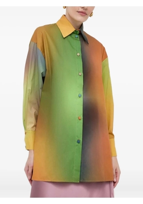 Silvian Heach ombre cotton shirt - Green
