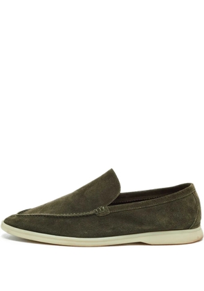 Loro Piana Pre-Owned Summer Walk suede loafers - Green
