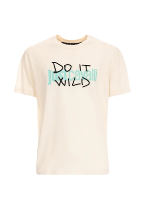 Just Cavalli short-sleeve printed T-shirt - Neutrals