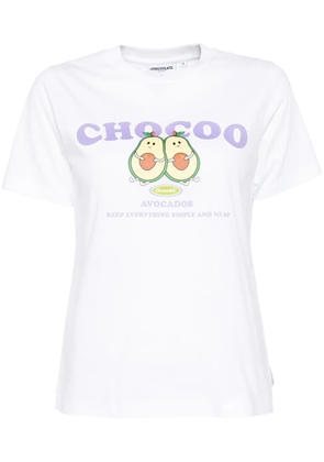 CHOCOOLATE graphic-print T-shirt - White