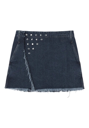Rick Owens DRKSHDW Sisysnap denim skirt - Brown