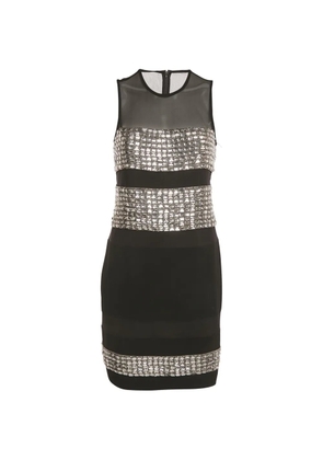 DVF Diane von Furstenberg embellished mini dress - Black