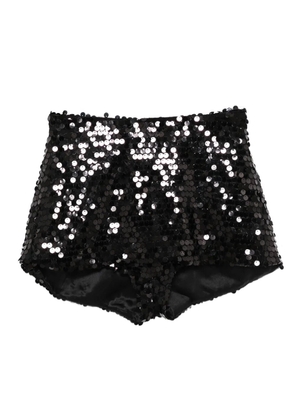 Xenia Magera sequin shorts - Black
