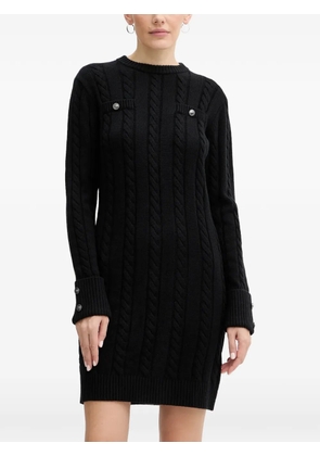 GUESS USA cable-knit mini dress - Black