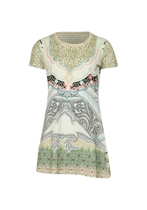 Etro Vintage short-sleeve print dress - Neutrals
