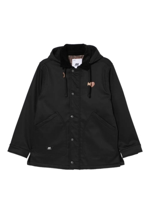 CHOCOOLATE heart-patch jacket - Black
