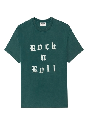 Zadig&Voltaire Teddy Rock N Roll studs T-shirt - Green