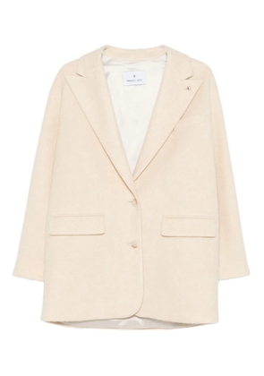 Manuel Ritz flap-pocket coat - Neutrals