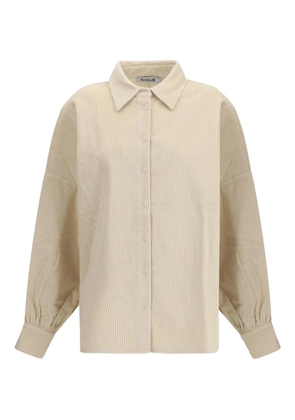 SoSUE Antonia corduroy buttoned shirt - Neutrals