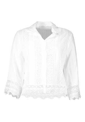 Temptation Positano Natissa broderie-anglaise shirt - White