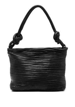 SOMMET medium Aisha knotted-handle shoulder bag - Black