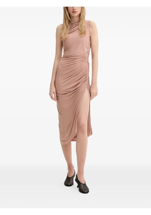 Rick Owens Lilies draped ruched midi dress - Pink