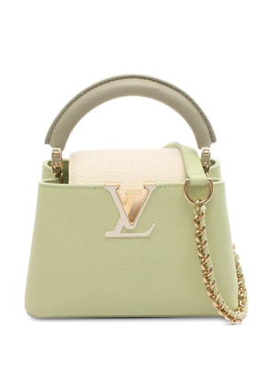 Louis Vuitton Pre-Owned 2021-2025 Taurillon Mini Capucines satchel - Green