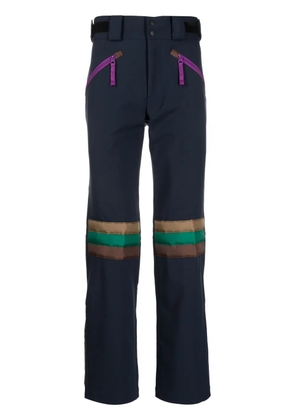Kolor panelled straight-leg trousers - Blue