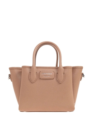 Emporio Armani logo-print tote bag - Brown