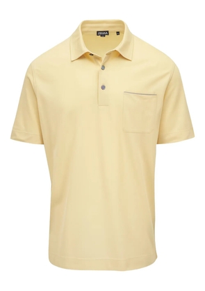 Zegna pocket short-sleeve polo shirt - Yellow